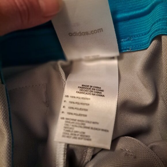 Adidas AEROREADY Grey Kids XSmall Softball Pants With Elastic&Drawstring Waist - Picture 3 of 8